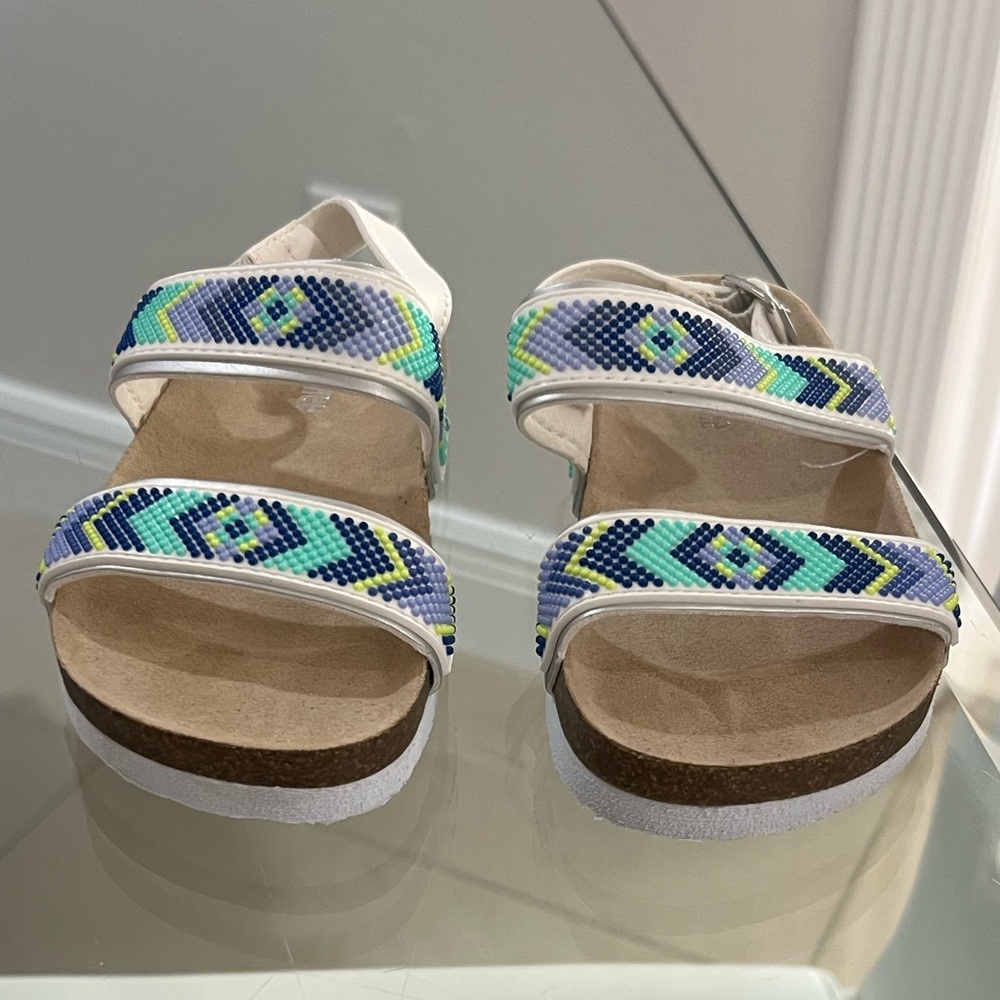 GYMBOREE Sandals Slides Shoes Girls Size 9 Island Getaway Collection (NWOT)